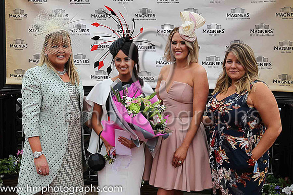 Kirsty Farrell from Newry winner of the Magners Forbidden Flavours Best Dressed Lady Competition on Magners Derby Day at Down Royal. The prize was a Las Vegas Five Day Five star Holiday.