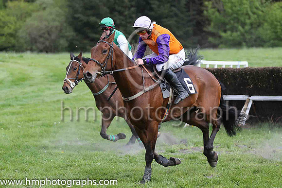 04th DELKANTRA and J J Codd ( 6 , ORANGE; purple sleeves; mauve cap ) Trainer: J.T.R. Dreaper,, Owner : Martin Hoste