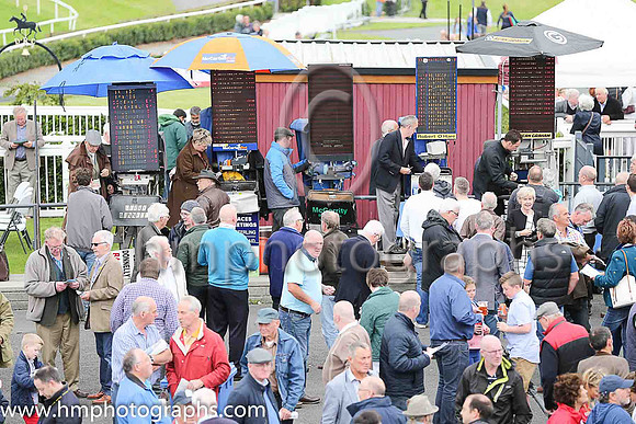 Spectators at Downpatrick Racecourse
