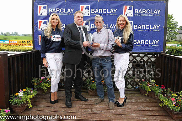 01st Fleurys Fort (7, royal blue, red sash) and Ryan Treacy, Trainer L Young, Owner Mrs Margaret Marshall