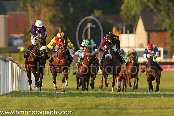 01st Robin Des Mana (5, purple and white qtrd) and Ms N Carberry, trainer Gordon Elliott, Owner T Howley Jnr