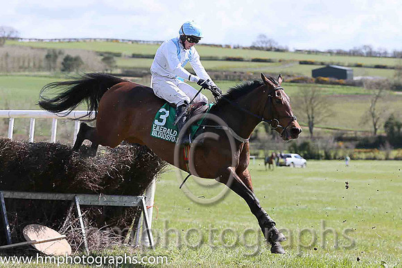 02nd ALMOST THERE and M J O'Hare ( 3 , WHITE,light blue chevron; white sleeves; light blue cap ) Trainer: J.G. Cosgrave,, Owner : J.G. Cosgrave