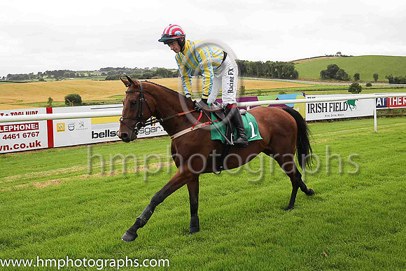04th Bertie Bell and D J Mullins ( 1 , yellow and light blue stripes ) Trainer - B R Hamilton
