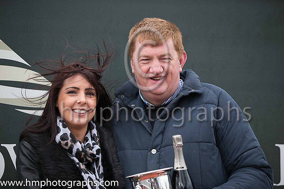 Caroline Todd of Down Royal and winning trainer J J (Shark) Hanlon