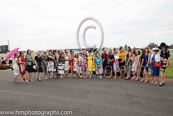 Anna Keenan's (extreme left) hen party at Down Royal