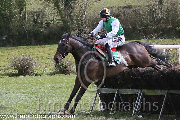 DALE BOY and H D Dunne ( 6 , GREEN; white sleeves; black  gold qtd cap ) Trainer: J. Woods,, Owner : J. Woods