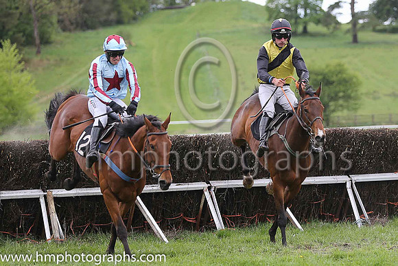 03rd THE BRANDY MAN and B O'Neill ( 12 , LIGHT BLUE,maroon star; light blue,maroon striped sleeves; light blue cap,maroon star ) Trainer: D.M. Christie,, Owner : S.J. Hegarty
