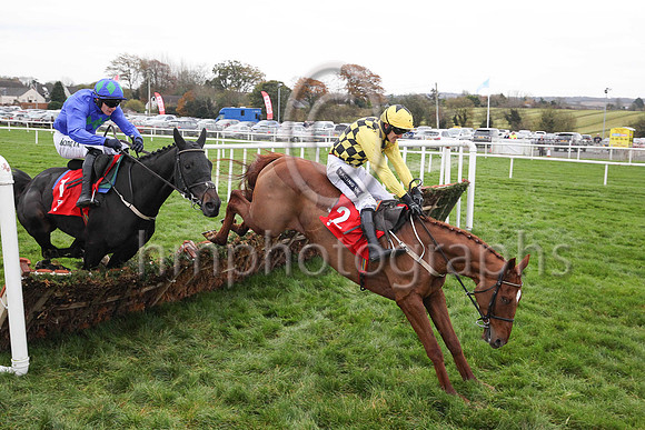 01st Melon and Ruby Walsh (2, yellow and black check) Trainer W P Mullins, Owner Mrs J Donnelly