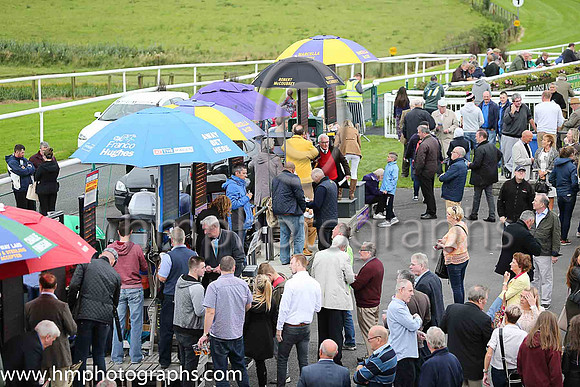 Spectators at Downpatrick Racecourse