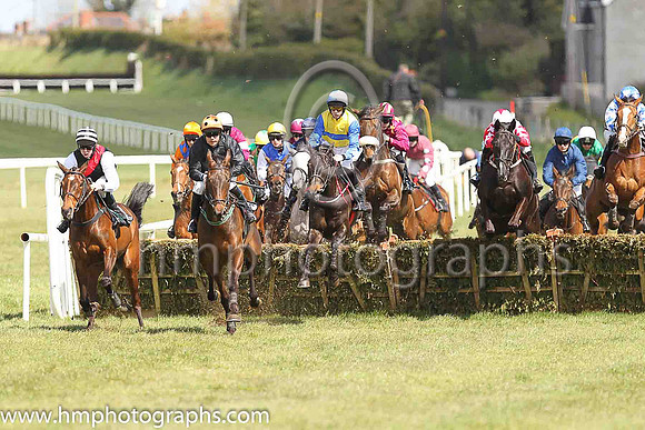 17th Ned?s Indian ( 2 , yellow, royal blue hoop ) and C D Maxwell - Trainer : Miss S J Harty - Owner : Edward Power