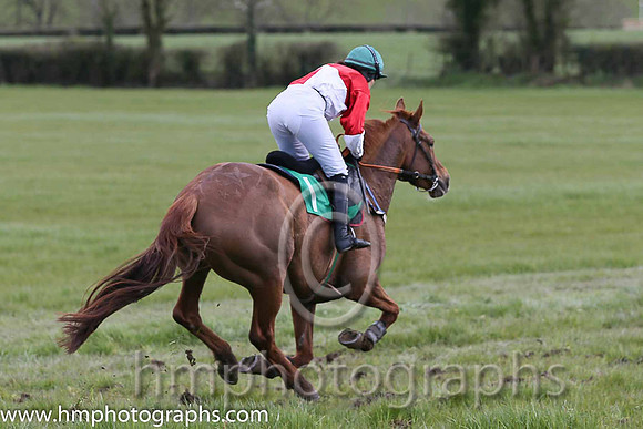 ARCHVIEW SUNSHINE and Miss A O'Sullivan ( 1 , RED  WHITE QTD; red,white hlvd sleeves; green cap ) Trainer: Holly McGahan,, Owner : Alan Black