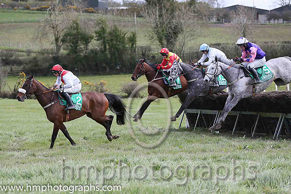 ISKABEG LANE and J J Codd ( 2 , WHITE,red sash; white, plain sleeves; red cap,white diamond ) Trainer: Denis Paul Murphy,, Owner : Thomas O'Sullivan