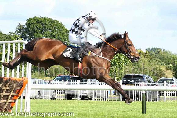 03rd No Trouble and R.A. Doyle (2 ,black and white diamonds ), Trainer:John C. McConnell , Owner:Cathal McGuckin