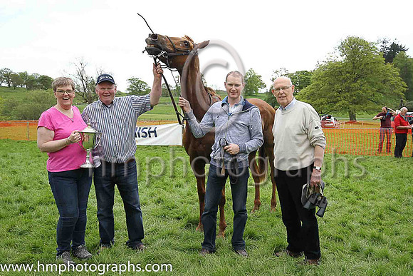 01st KINNACALLY and J C Barry ( 4 ,Antrim (H) - BLACK,white cross belts; blue sleeves; yellow cap ) Trainer: Paul McAleese,, Owner : William Logan