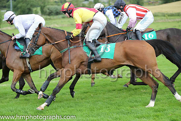 05th Deputy Consort and Miss K Ferris ( 13 , yellow, red cross sashes ) Trainer - Eoin Barry