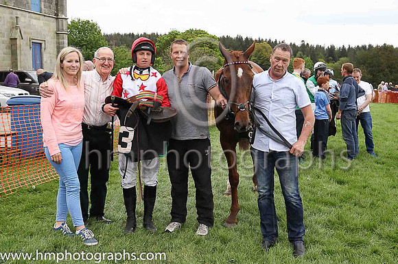 01st THE TRIGGER and J J Codd ( 13 , WHITE,red stars; red, plain sleeves; red cap,white star ) Trainer: Caroline McCaldin,, Owner : James Killen