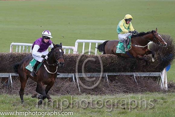 BEECH HILL and L O'Carroll ( 2 , PURPLE; white sleeves; white cap,purple star ) Trainer: Neil McKnight,, Owner : Richard Lennon
