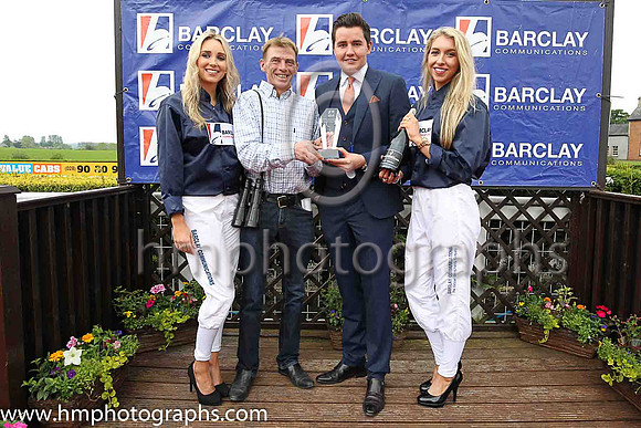 01st Fighting Days (13, royal blue, white sleeves ) and Shane Shortall, Trainer F Flood, Owner Kevin Cunningham and T Owens