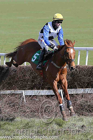 01st KINNACALLY and J C Barry ( 5 ,Antrim (H) - BLACK,white cross belts; blue sleeves; yellow cap ) Trainer: Paul McAleese,, Owner : William Logan