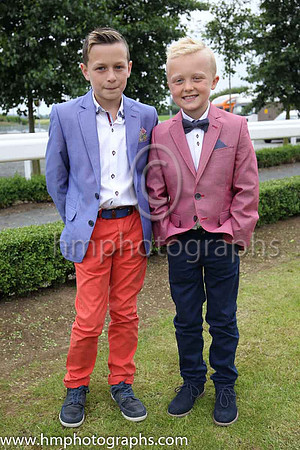 Ryan Nelis and Charlie Mulligan at Magners Ulster Derby Day at Down Royal