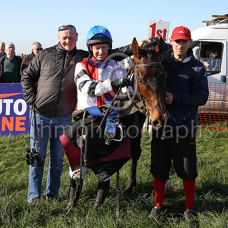 01st FELIX YONGER and N McParlan ( 2 , WHITE  RED QTD; white  black hooped sleeves; royal blue cap ) Trainer: C.A. McBratney , Owner : Samuel Downey James Marley