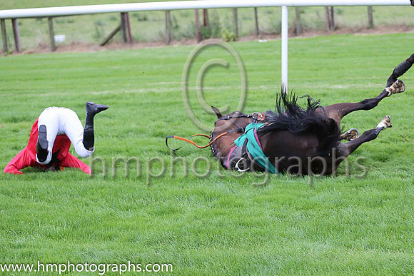 Fell Bentons Lad and S W Flanagan ( 5 , red, black star ) Trainer - C A McBratney