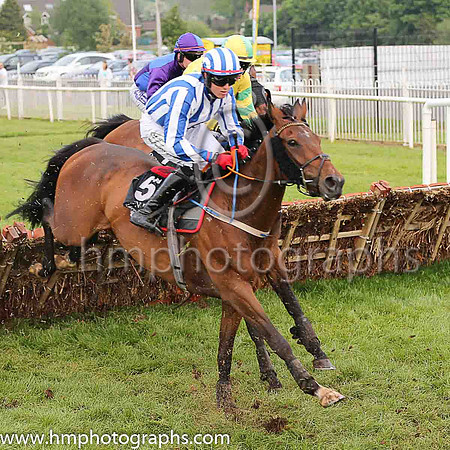 01st Clontarf (5, royal blue and white stripes) and Keith Donoghue, Trainer Dermot Anthony McLoughlin, Owner O Maguire