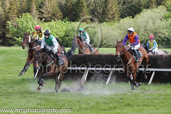 PU DALE BOY and H D Dunne ( 5 , GREEN; white sleeves; black  gold qtd cap ) Trainer: J. Woods,, Owner : J. Woods