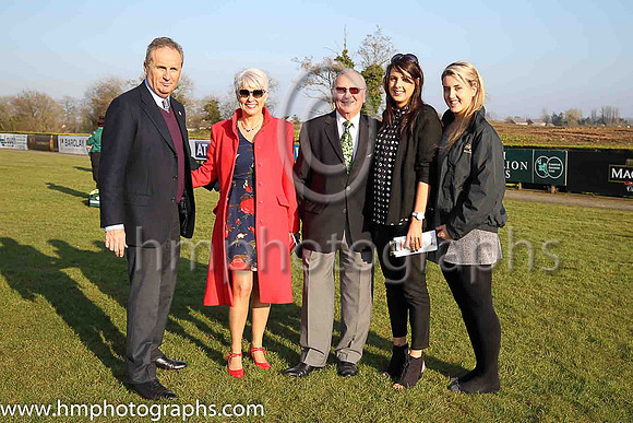 Group in the parade ring at Down Royal