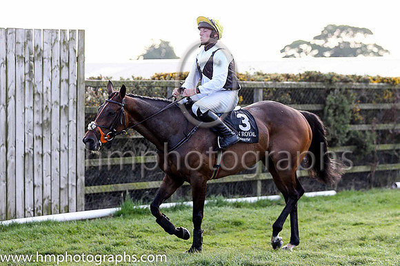 01st Duckweed (3, black and white diabolo,white sleeves, yellow cap) and Mark Bolger, Trainer Mrs John Harrington, Owner Kieran Guinness