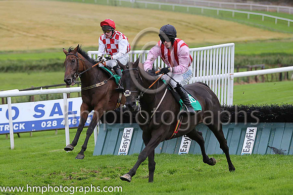 11th The Shaughraun and E O'Connell ( 5 , red and white check ) Trainer - E O?Connell