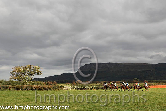 Race 3  Start at the Route Point to Point Steeplechases at Limavady - CU2D1009-38