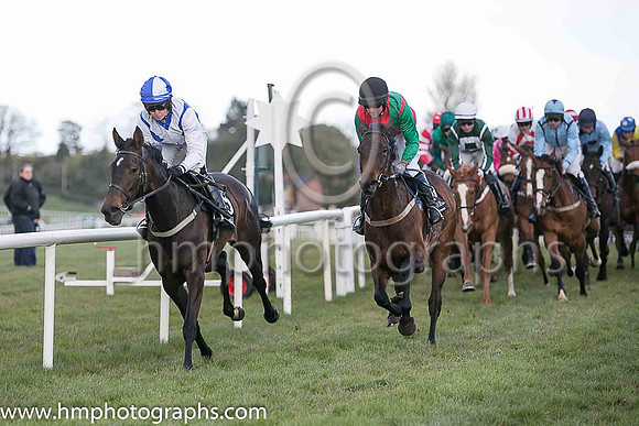 03rd Innocent Verdict ( 15 , royal blue, white cross sashes ) and Miss J M Mangan - Trainer : John Feane - Owner : P J Hyland