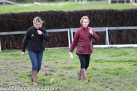 Walking the course at Loughbrickland P2P