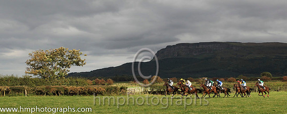 Race 3  Start at the Route Point to Point Steeplechases at Limavady - CU2D1010-39