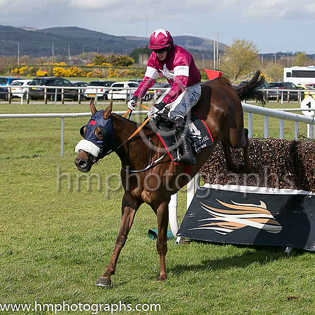 03rd Altiepix ( 4 , maroon, white star ) and B J Cooper - Trainer : G Elliott - Owner : Gigginstown House Stud