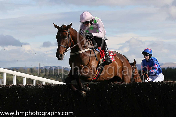 02nd DJAKADAM ( 3 , pink, light green spots ) and R Walsh - Trainer : W P Mullins