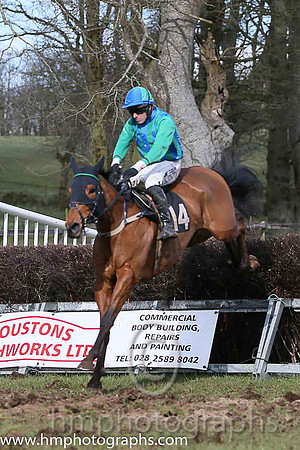 IS THIS IT and B O'Neill ( 14 , EMERALD GREEN  ROYAL BLUE STRIPES; emerald green sleeves; emerald green  royal blue qtd cap ) Trainer: Cathy Hanna,, Owner : Samuel Hanna