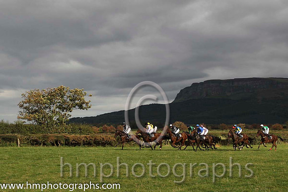 Race 3  Start at the Route Point to Point Steeplechases at Limavady - CU2D1013-42