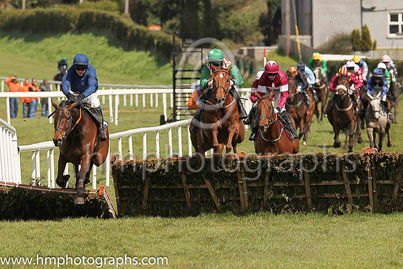 02nd The West's Awake ( 14 , dark blue ) and P Townend - Trainer : E J O?Grady - Owner : Mrs John Magnier
