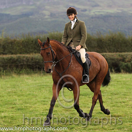 Female Rider at the Route Point to Point Steeplechases at Limavady - FT8E8290-6