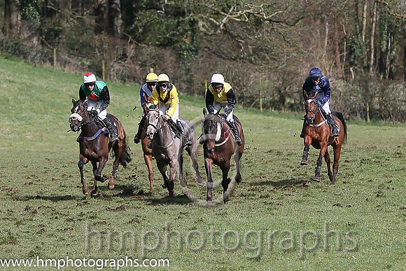 04th CASTLE GOER and N McParlan ( 1 , YELLOW; black, plain sleeves; white cap ) Trainer: Ben Arthey,, Owner : Houston N.  A.