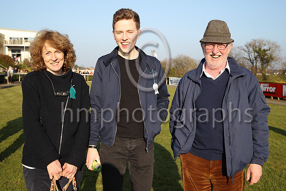 Patrician Duffin Owner and Breeder of FIne rightly winner of the Daily Mirror Steeplechase at Down Royal on St Patricks Day