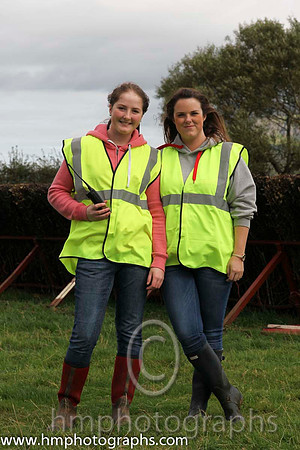 Fence officials at The Route Point to Point Steeplechases - CU2D0995-70