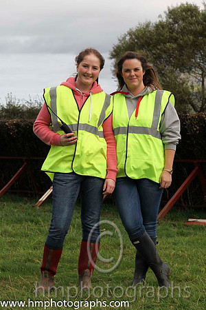 Fence officials at The Route Point to Point Steeplechases - CU2D0994-69