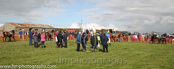 Parade Ring at County Down P2P at Loughbrickland