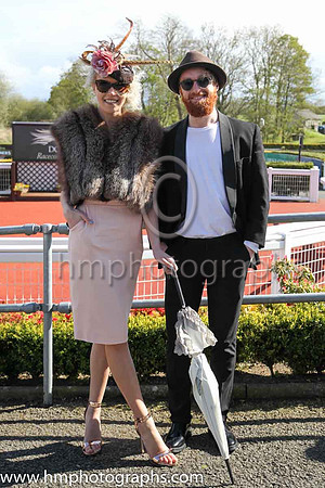 Niamh Cunningham and Liam O'Neill from Crossmaglen at Down Royal on May Day 2016