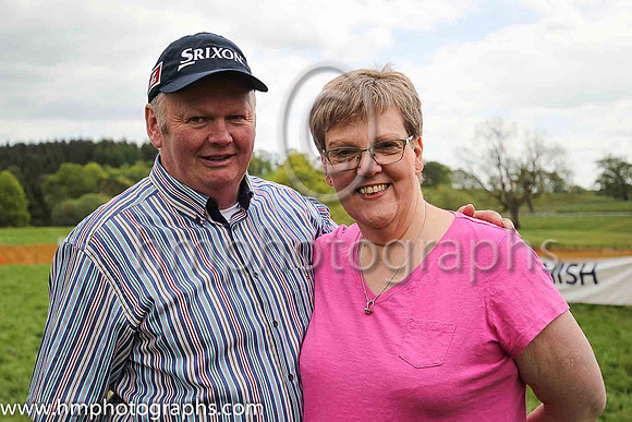 01st KINNACALLY and J C Barry ( 4 ,Antrim (H) - BLACK,white cross belts; blue sleeves; yellow cap ) Trainer: Paul McAleese,, Owner : William Logan