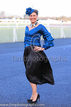 Deirdragh Murphy (clothes sponsored by Chic Fashions of Newry) at Down Royal on Boxing Day