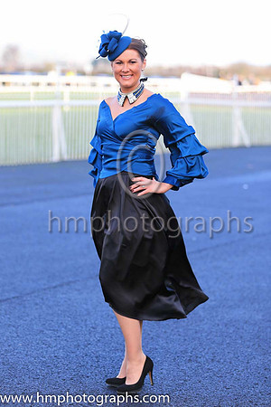 Deirdragh Murphy (clothes sponsored by Chic Fashions of Newry) at Down Royal on Boxing Day